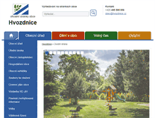 Tablet Screenshot of hvozdnice.cz